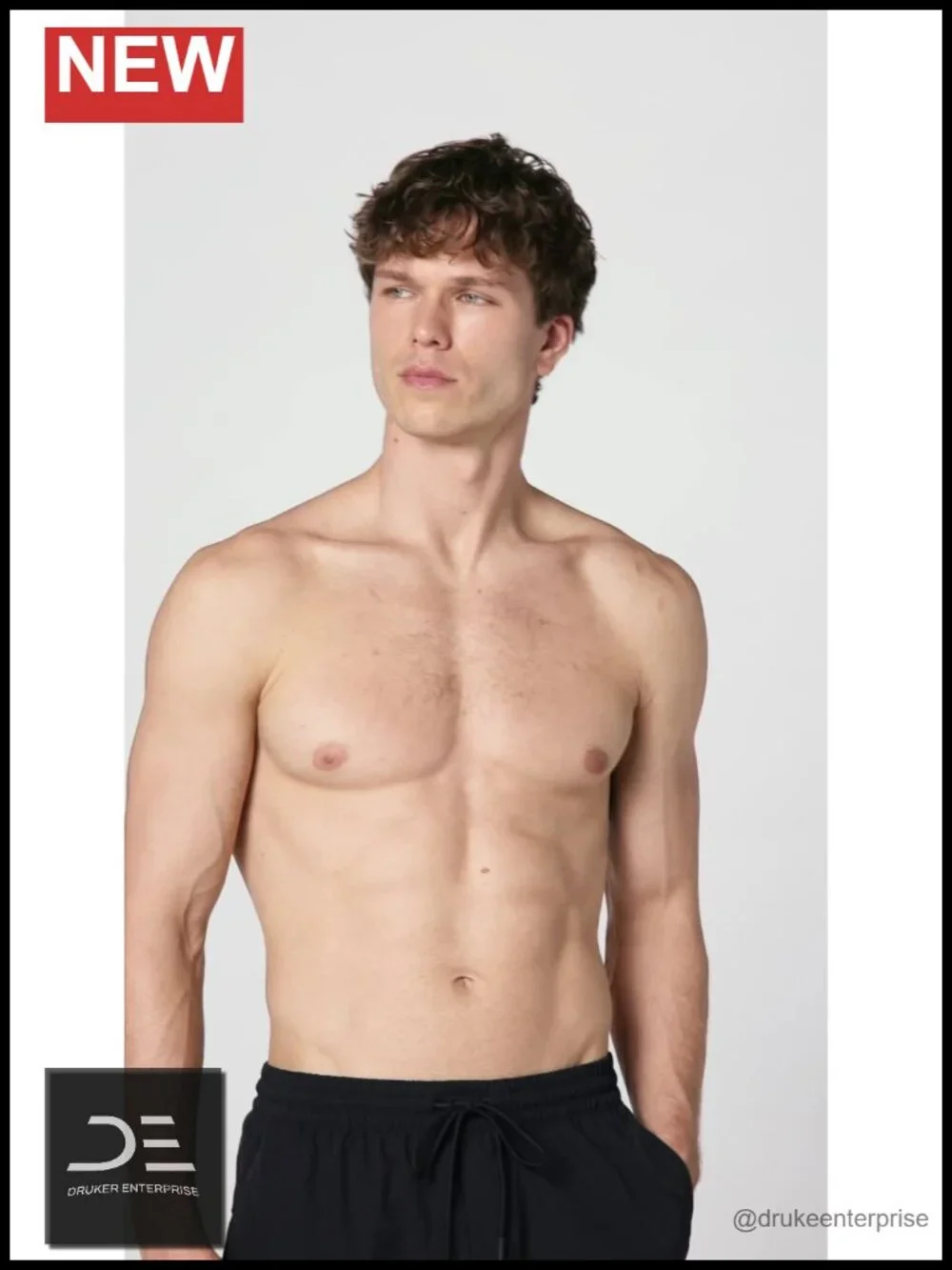 Men's Stretch Quick Dry Volley UPF 40+ Protection Swim Trunk